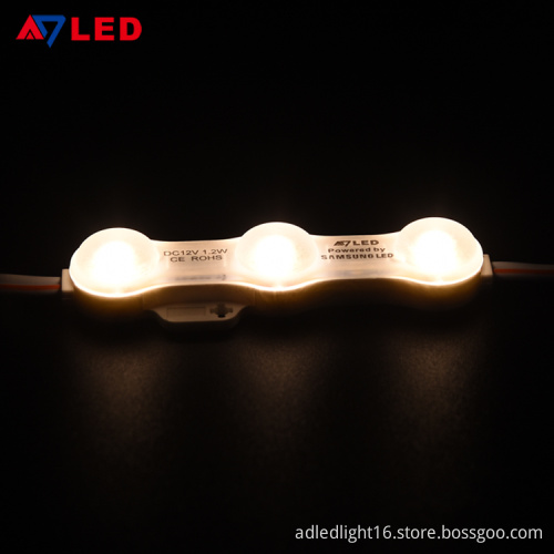 Adled Light IP68 1.2W led 2835 lensSamsung korea led module outdoor for big light box